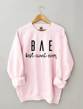 Women's Plus Size Best Aunt Ever Sweatshirt Color - Grey