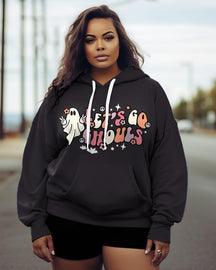 Women's Plus Lets Go Ghouls Hoodie