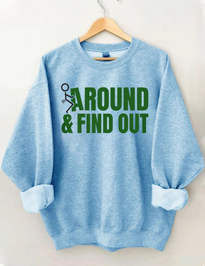 Women's Plus Size Fck Around And Find Out Sweatshirt