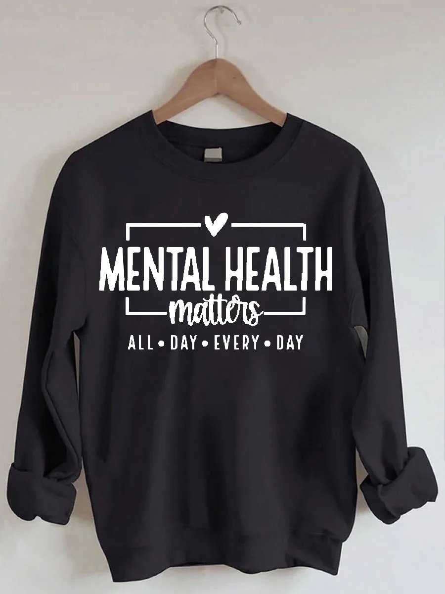 Women's Plus Size Mental Health Matters Sweatshirt