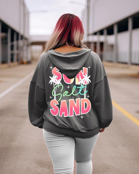 Women's Plus Sun Salt Sand Hoodie