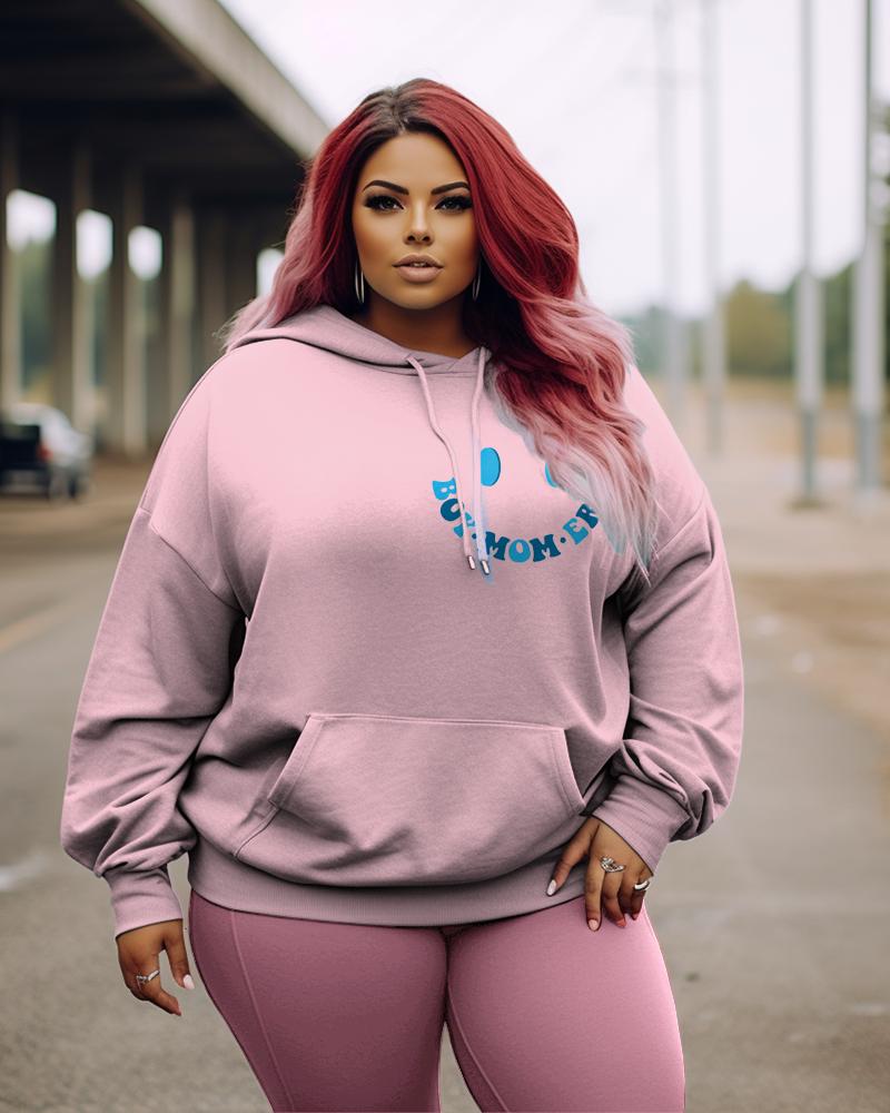 Women's Plus In My Boy Mom Era Hoodie