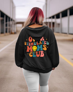 Women's Plus Overstimulated Moms Club Hoodie