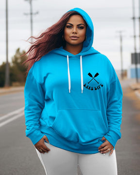 Women's Plus Life Is Better At The Lake Hoodie