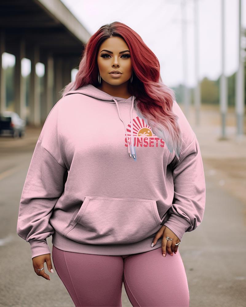 Women's Plus Forever Chasing Sunsets Hoodie