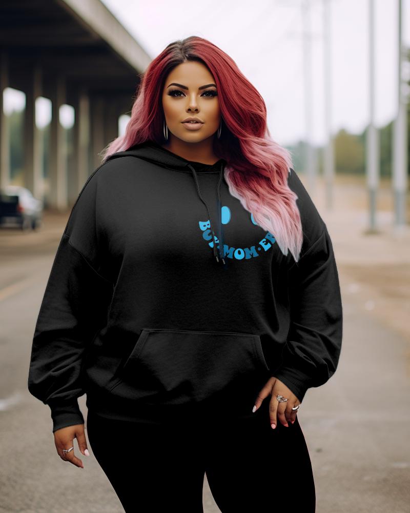 Women's Plus In My Boy Mom Era Hoodie