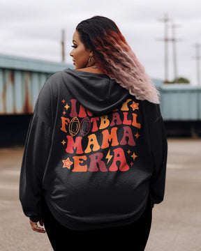 Women's Plus In My Football Mama Era Hoodie