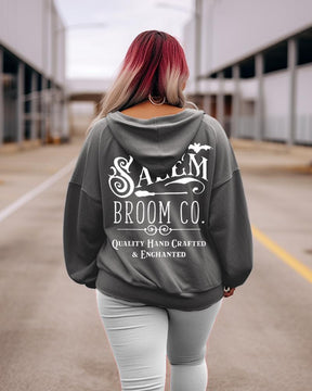 Women's Plus Salem Broom Co Halloween Hoodie