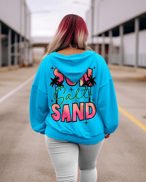 Women's Plus Sun Salt Sand Hoodie