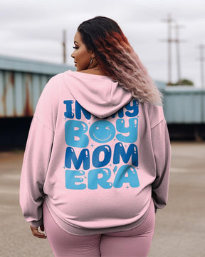 Women's Plus In My Boy Mom Era Hoodie