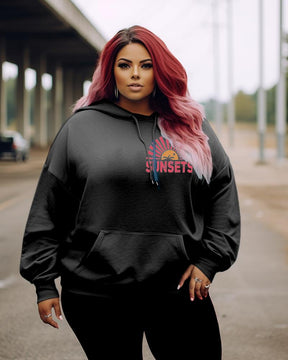 Women's Plus Forever Chasing Sunsets Hoodie