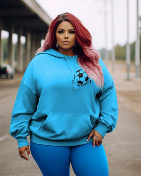 Women's Plus In My Soccer Mom Era Hoodie