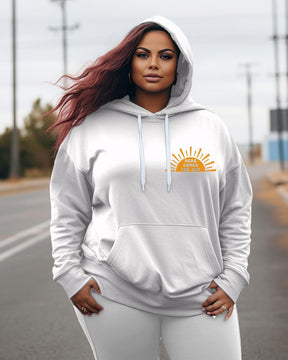 Women's Plus Here Comes The Sun Hoodie