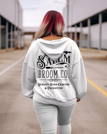 Women's Plus Salem Broom Co Halloween Hoodie