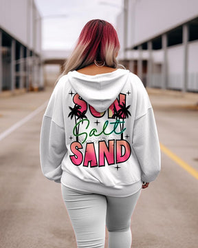 Women's Plus Sun Salt Sand Hoodie