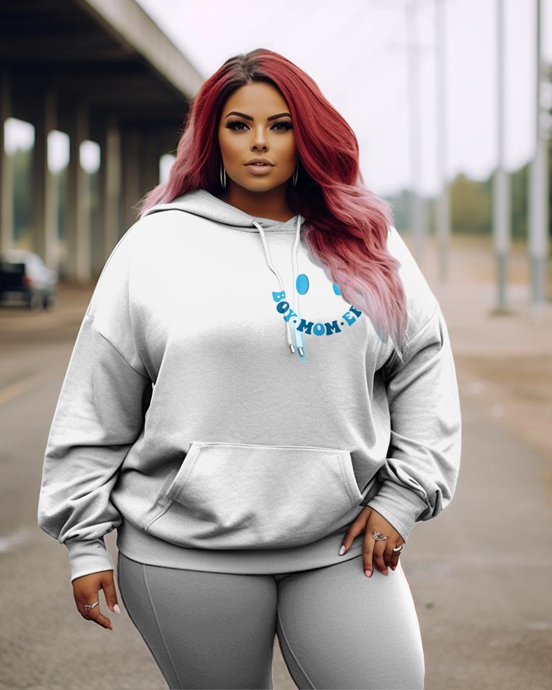 Women's Plus In My Boy Mom Era Hoodie