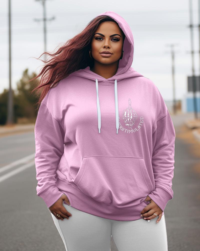 Women's Plus Don't Talk to Me When I'm Overstimulated Hoodie