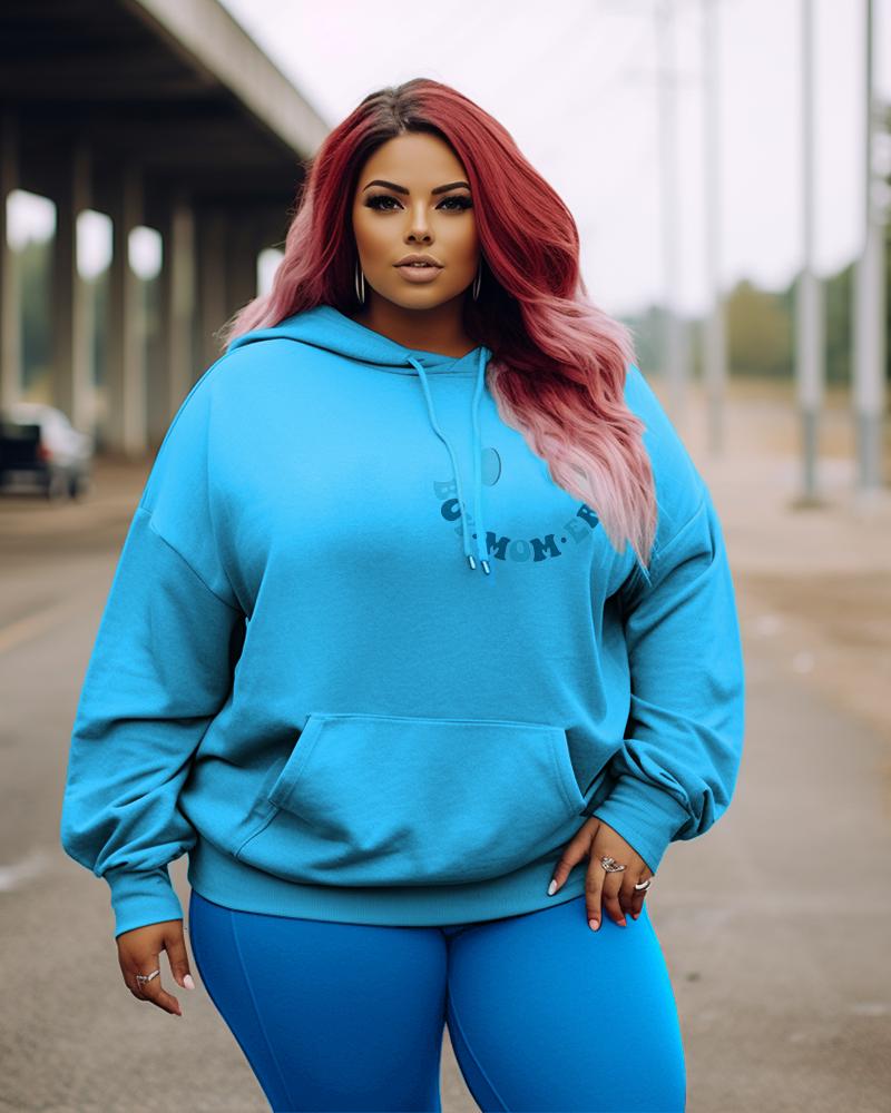 Women's Plus In My Boy Mom Era Hoodie