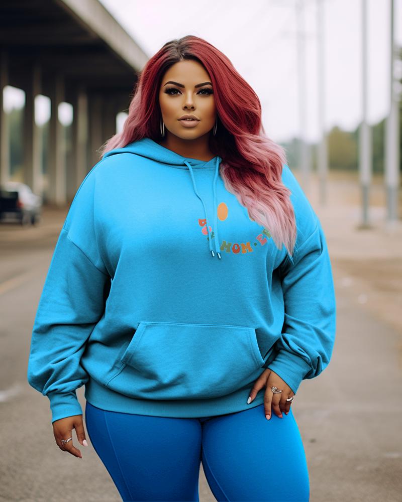 Women's Plus In My Boy Mom Era Hoodie