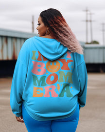 Women's Plus In My Boy Mom Era Hoodie