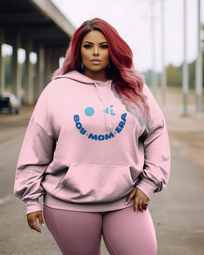 Women's Plus In My Boy Mom Era Hoodie