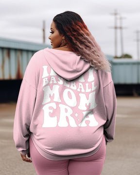 Women's Plus In My Baseball Mom Era Hoodie