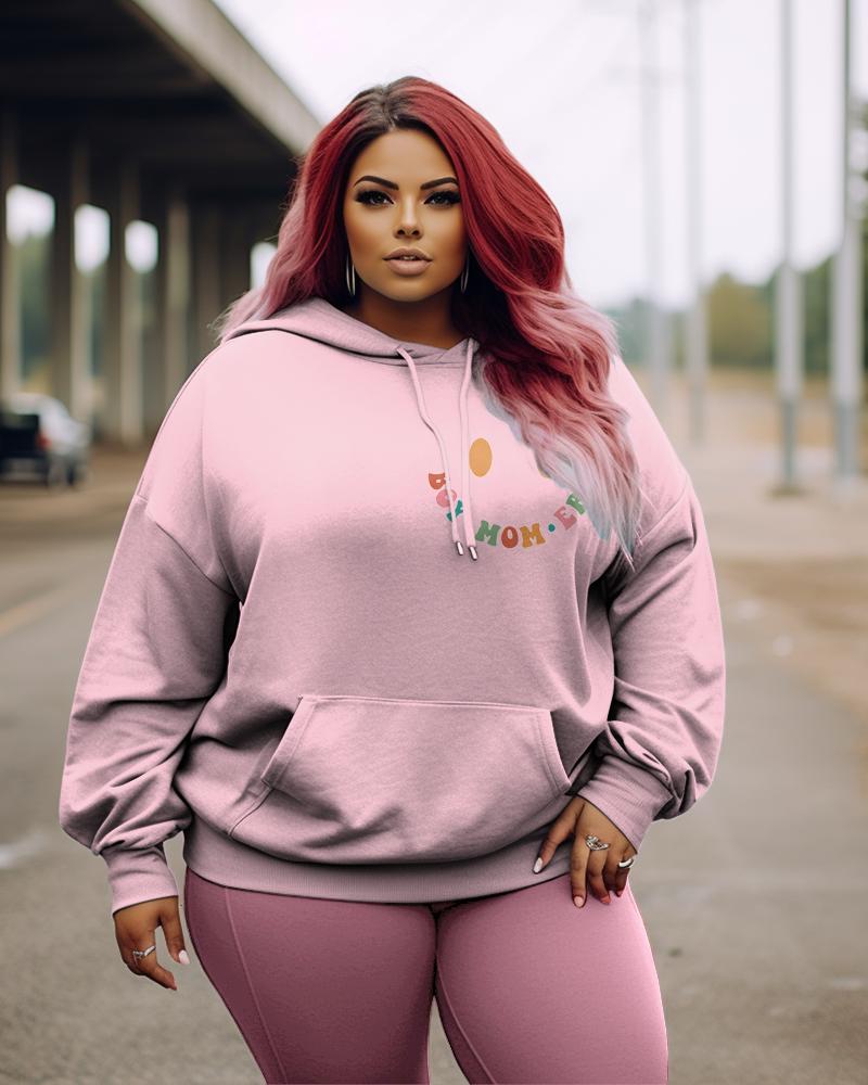 Women's Plus In My Boy Mom Era Hoodie