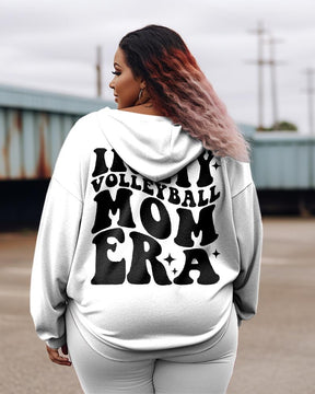 Women's Plus In My Volleyball Mom Era Hoodie