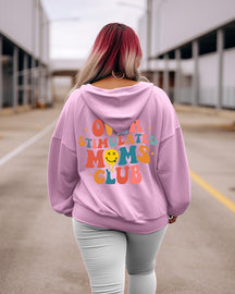 Women's Plus Overstimulated Moms Club Hoodie