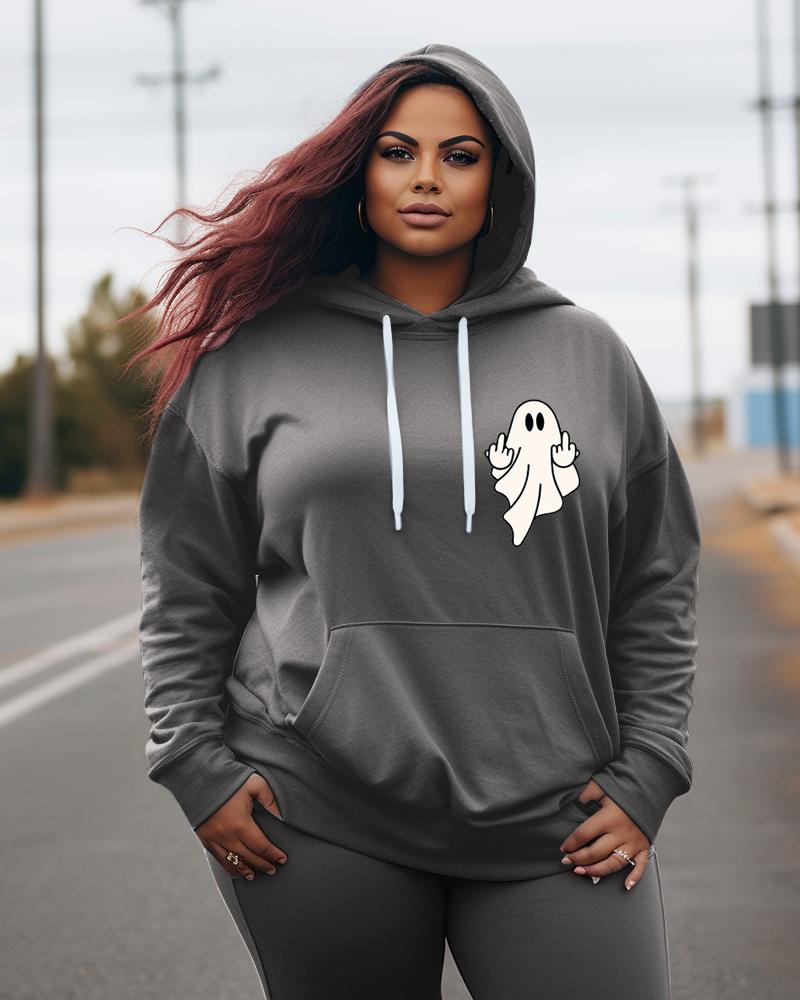 Women's Plus Spook Around And Find Out Hoodie