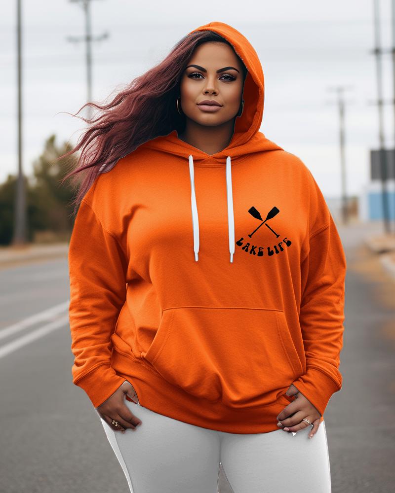 Women's Plus Life Is Better At The Lake Hoodie