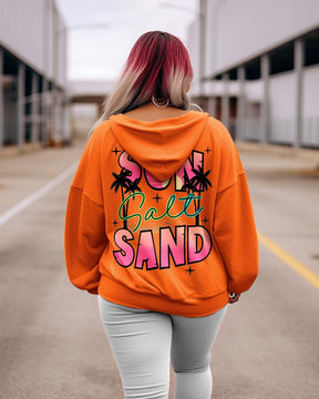 Women's Plus Sun Salt Sand Hoodie