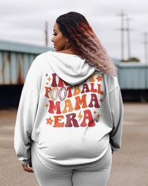 Women's Plus In My Football Mama Era Hoodie