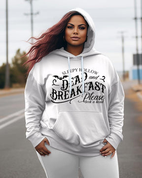 Women's Plus Sleepy Hollow Dead And Breakfast Hoodie