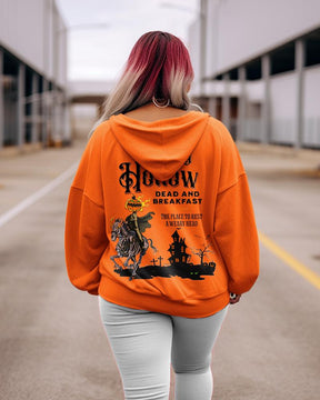 Women's Plus Sleepy Hollow Dead And Breakfast Hoodie