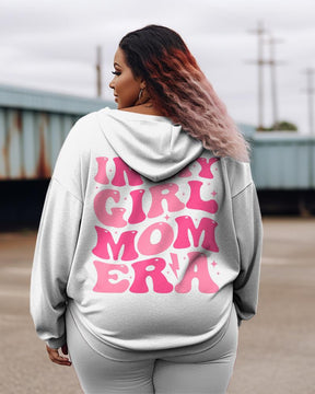 Women's Plus In My Girl Mom Era Hoodie