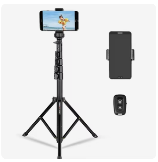 61" Phone Tripod & Selfie Stick Extendable Cell Phone...